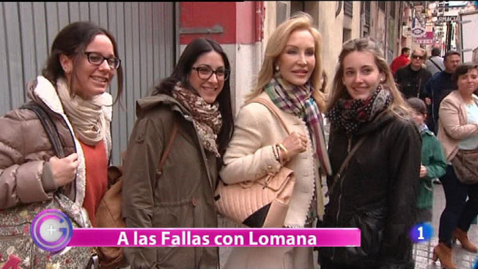 Más Gente - Visitamos las Fallas con Carmen Lomana