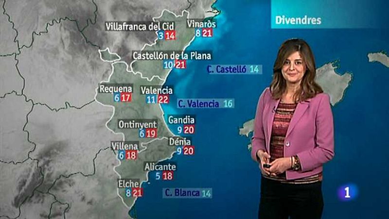 El tiempo en la Comunidad Valenciana - 21/03/13 - Ver ahora  