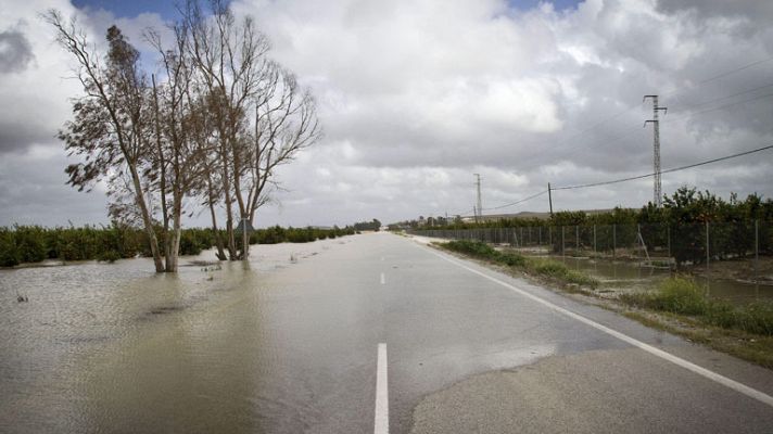 Precipitaciones fuertes en Cádiz