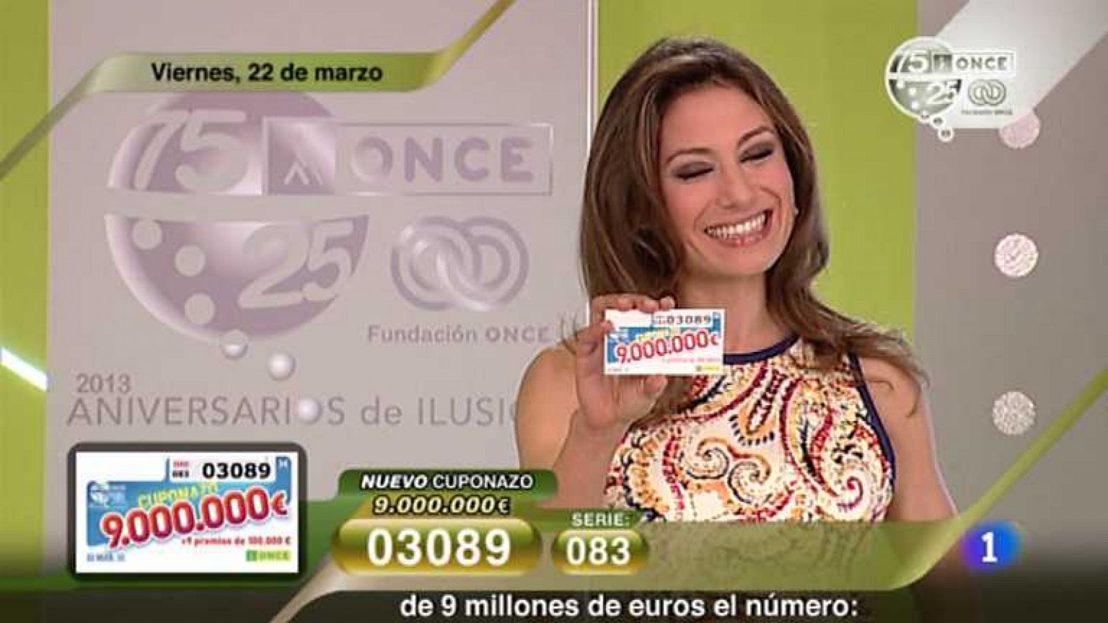 Sorteos ONCE: Sorteo ONCE - 22/03/13 | RTVE Play