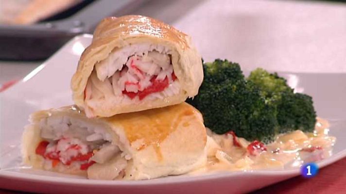 Cocina con Sergio - Gallo relleno con surimi