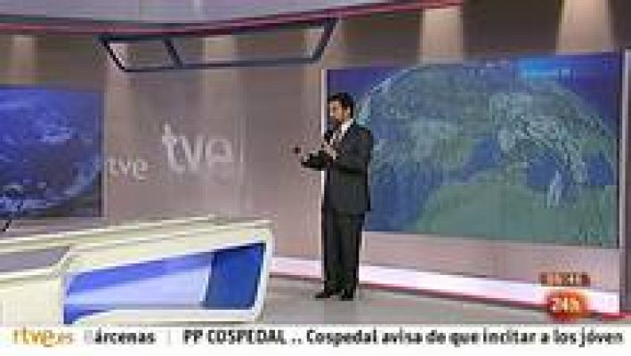 El tiempo - Lluvias en el noroeste y viento