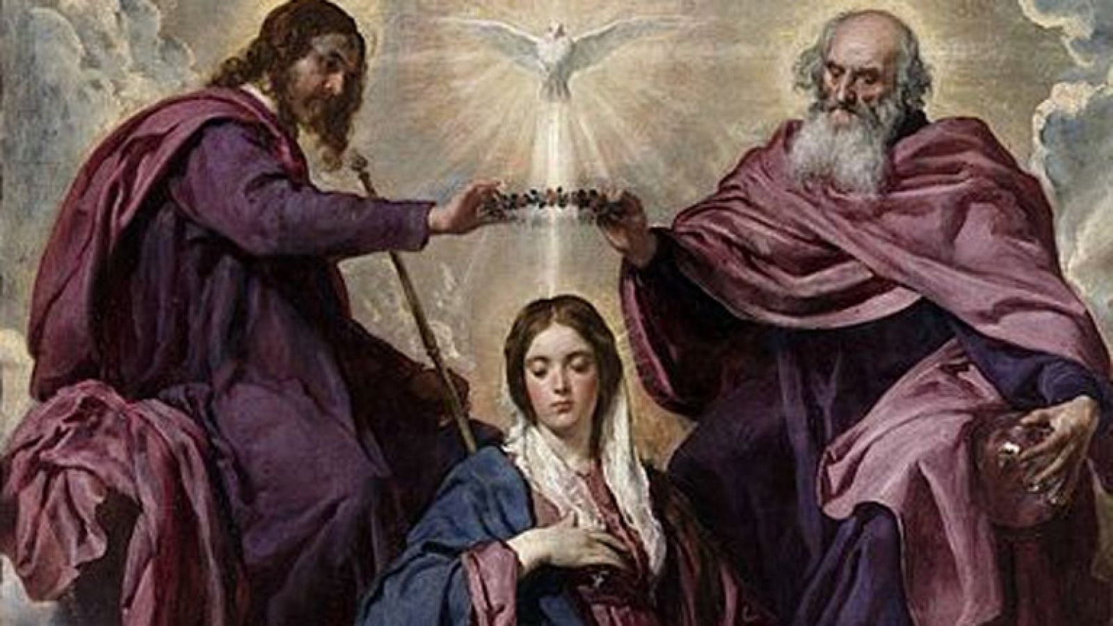 Mirar un cuadro -  Comienzo de "La coronación de la Virgen" (Velázquez)