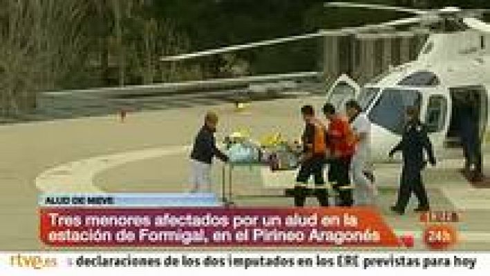 Informativo 24h - La menor sepultada por un alud en Formigal se encuentra en estado crítico