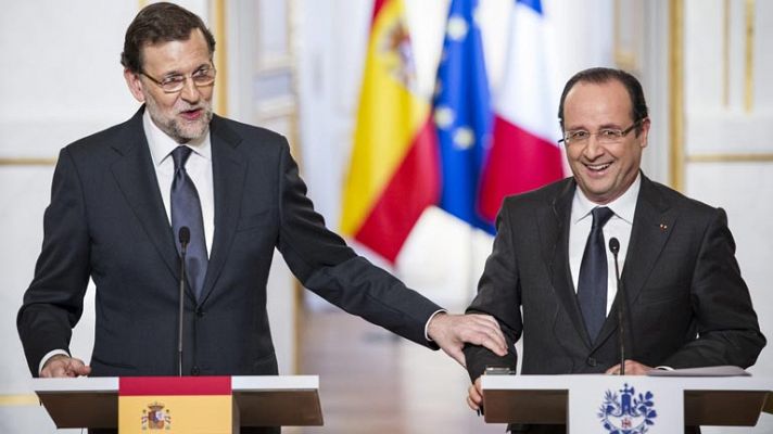 Rajoy y Hollande, sobre Chipre