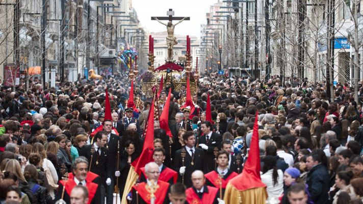 Semana Santa en RTVE - Salida del cristo de los Gitanos, en Granada