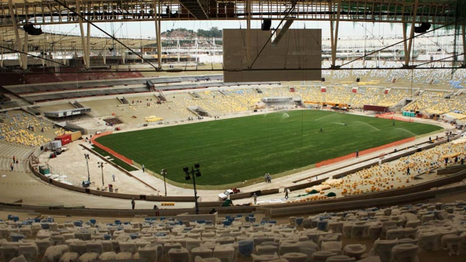 Telediario 1: El Maracaná acelera las obras para su inauguración | RTVE Play