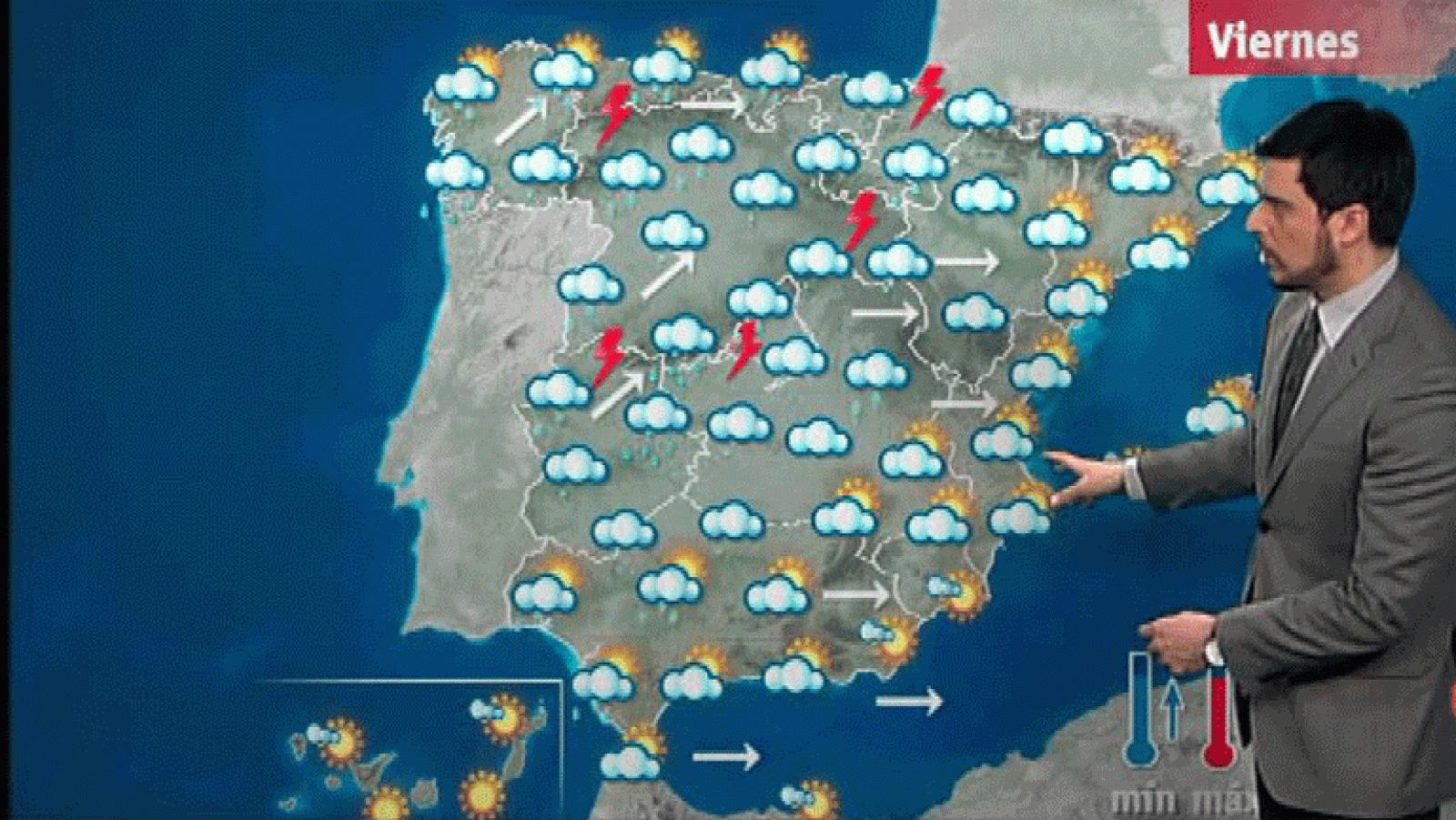 El tiempo: Viernes Santo lluvioso, salvo en la costa mediterránea, Baleares y Canarias | RTVE Play