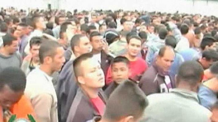 Telediario 1 - Una cárcel triplica su capacidad