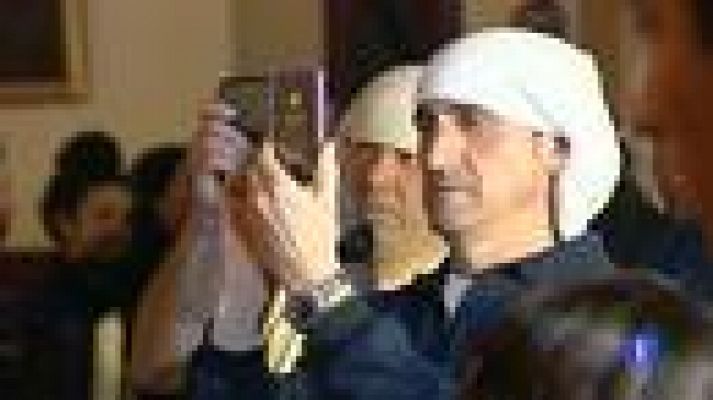 Telediario 1 - Manolo Jiménez cumplió como costalero antes de recibir al Madrid