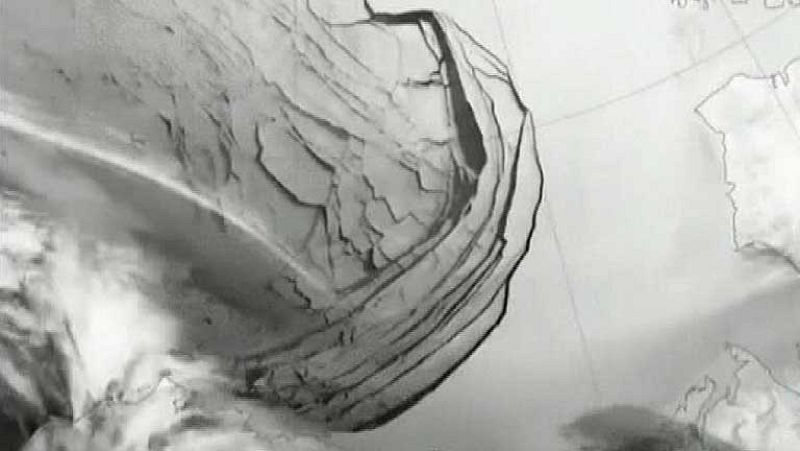 Grietas de hasta mil kilómetros de longitud en el hielo de Alaska