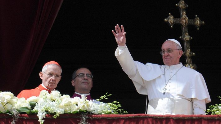 El papa pide paz en Corea y Siria