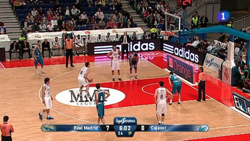 Baloncesto - Liga Endesa: Real Madrid-Cajasol - Ver ahora