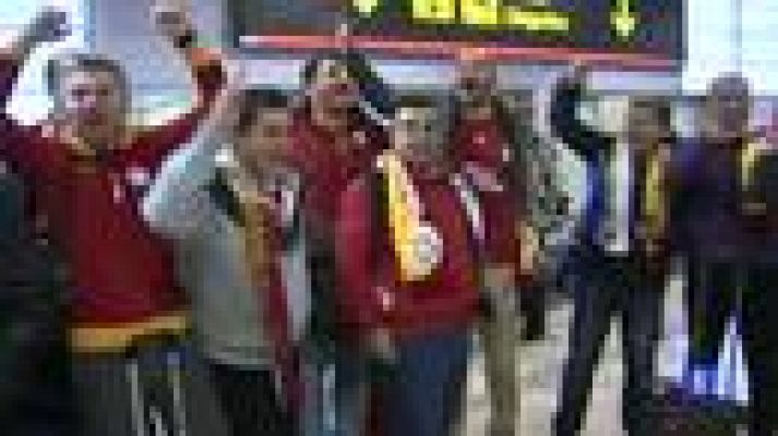 Madrid espera la llegada de millares de aficionados turcos