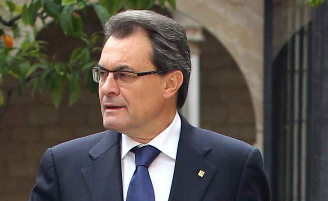 Telediario 1 - Comparecencia Artur Mas