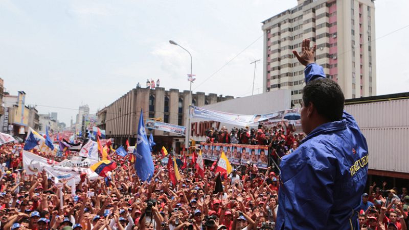 Segundo día de campaña en Venezuela