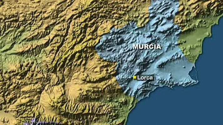 Telediario 1 - Lorca vive un nuevo temblor de magnitud 4,3 en la escala Richter