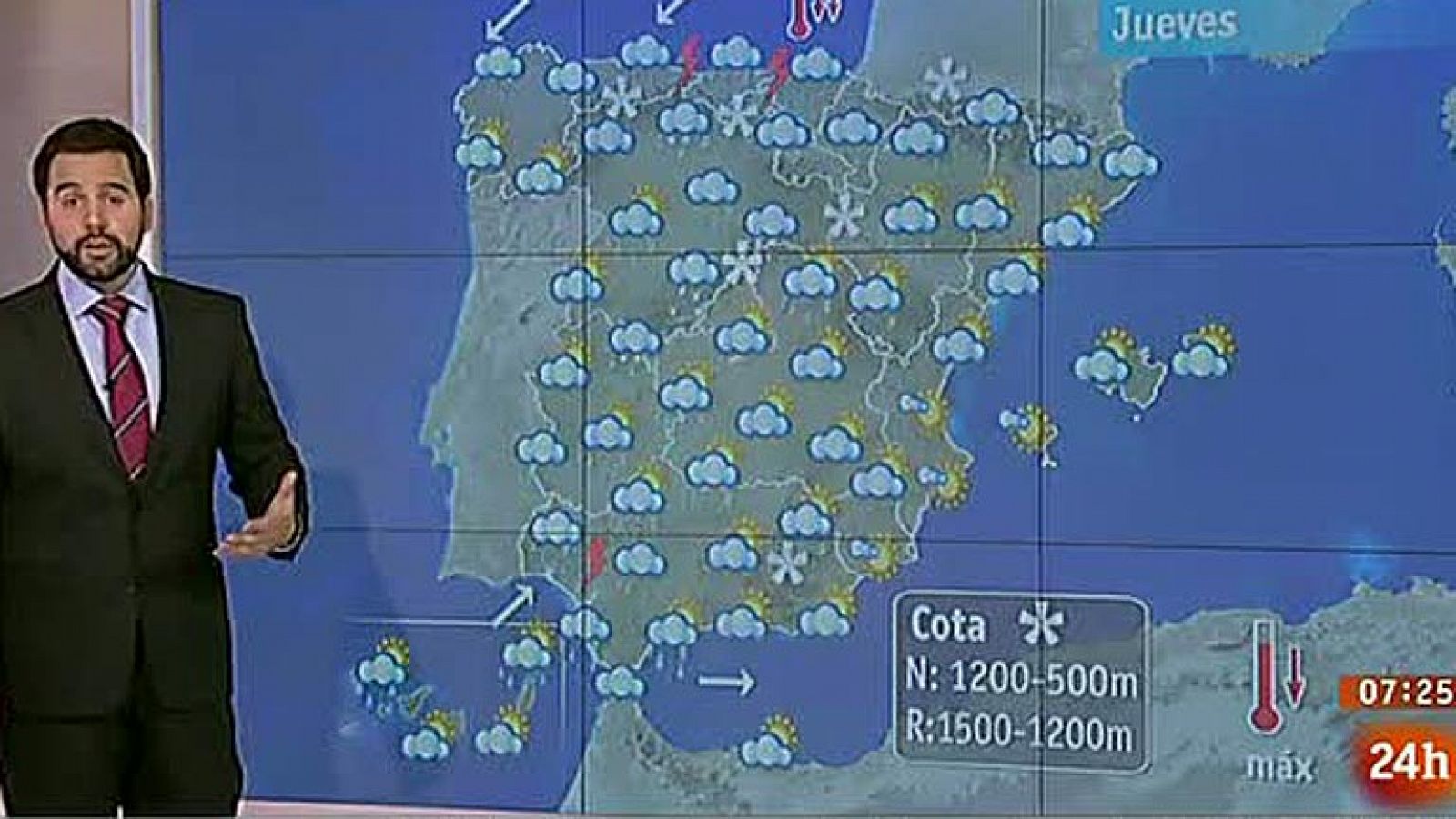 El tiempo: La lluvia no da respiro | RTVE Play