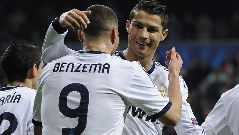 Cristiano, Benzema e Higuaín respondieron a la cita con la Champions y destrozaron al Galatasaray con los tres goles en la ida de los cuartos de final de la competición.