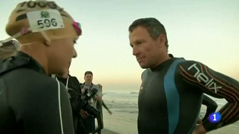 La FINA prohibe a Armstrong disputar una prueba de natación