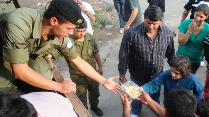 Telediario 1 - Malestar en Argentina