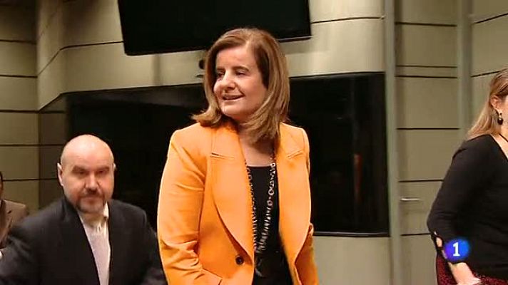 Telediario 1 - Bañez: 2013 último año de crisis