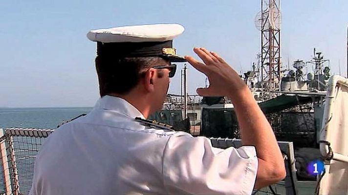 Telediario 1 - España cede a Portugal el mando de la operación Atalanta contra la piratería en el Índico