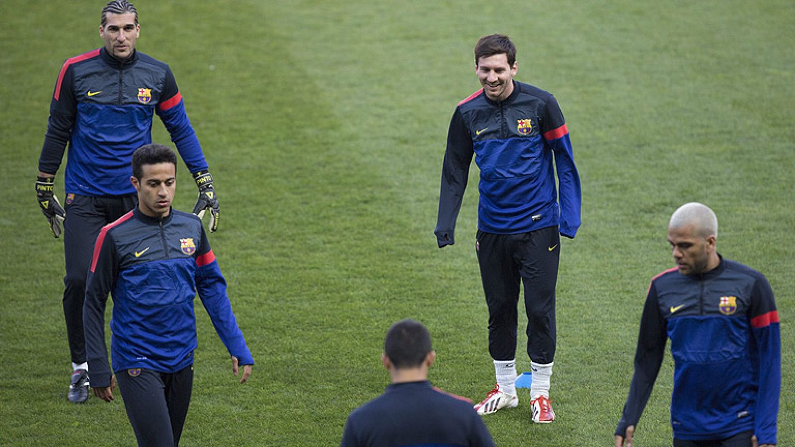 El Barça se prueba sin Messi