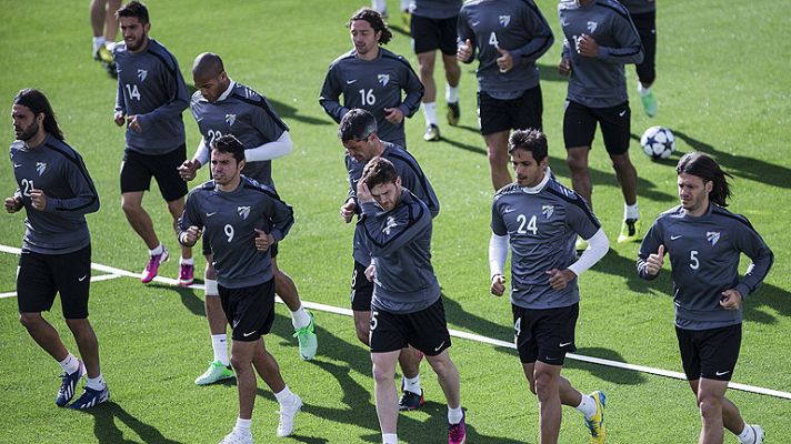 El Málaga prepara su asalto a Dortmund