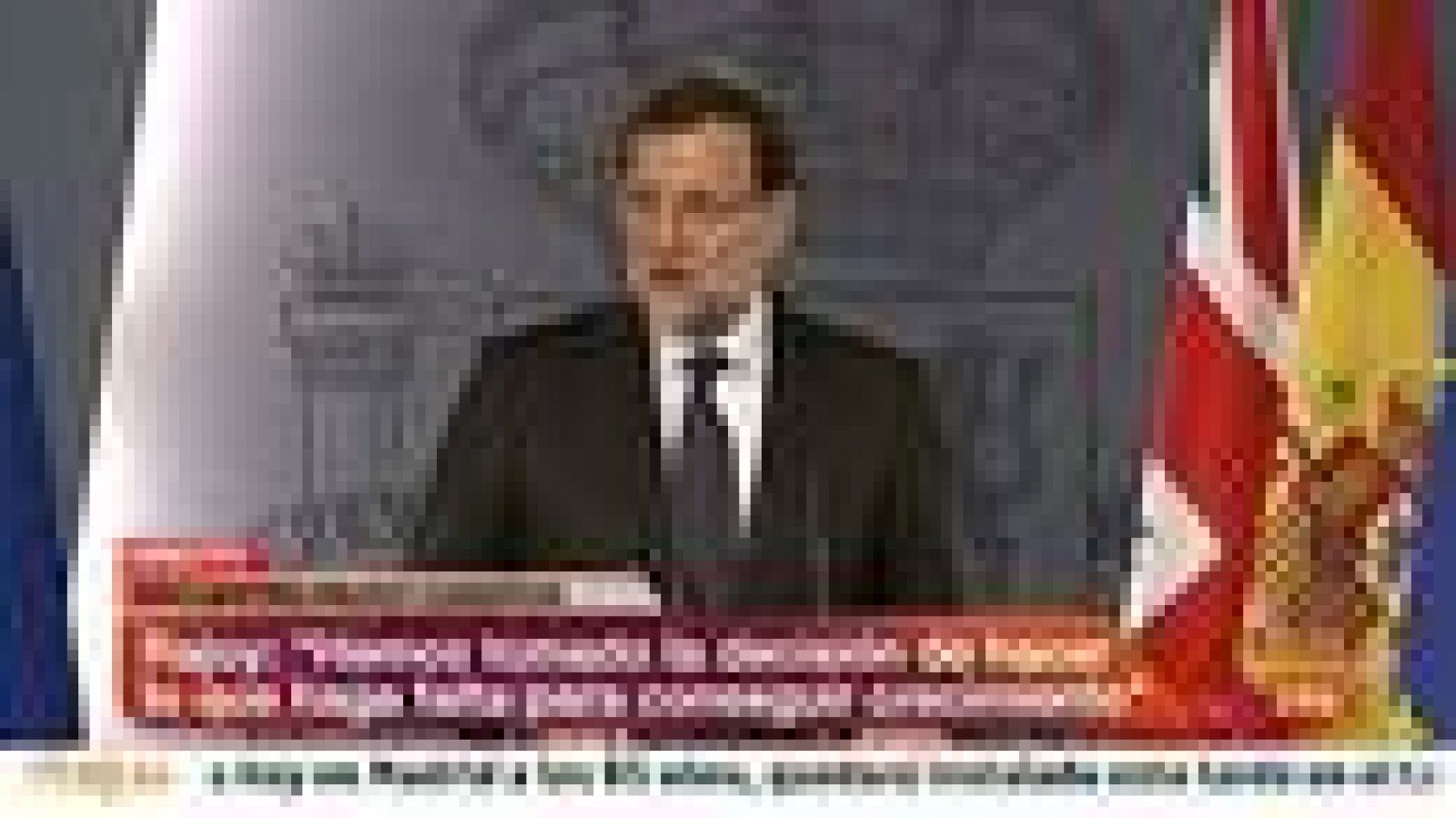 Informativo 24h: Rajoy defiende el papel de la monarquía en España | RTVE Play