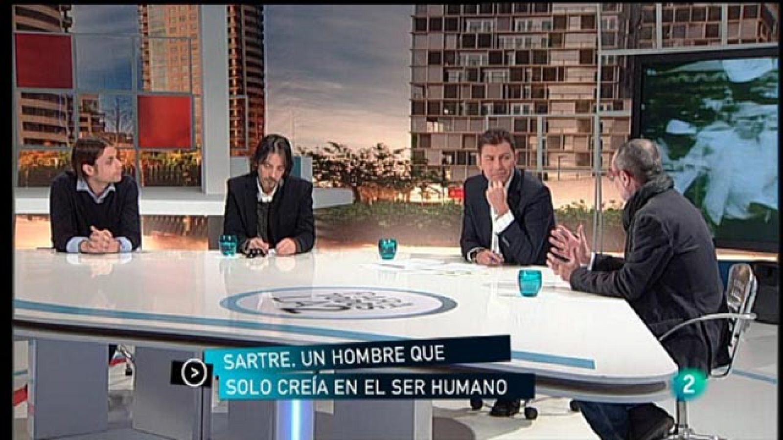 Para Todos La 2 -  Debate: Jean-Paul Sartre