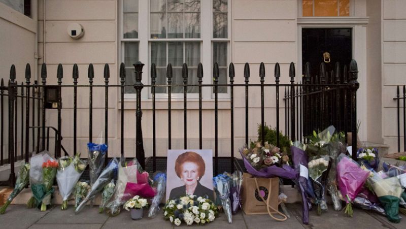 Tristeza y alegría por la muerte de Thatcher