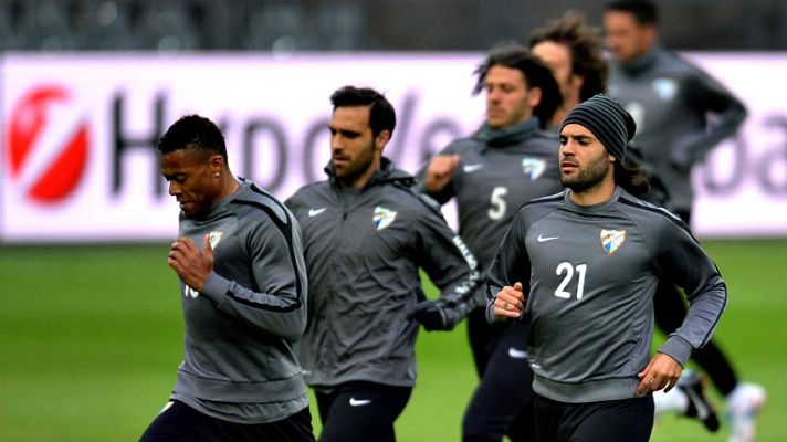 Telediario 1 - El Málaga espera que Pellegrini llegue a tiempo