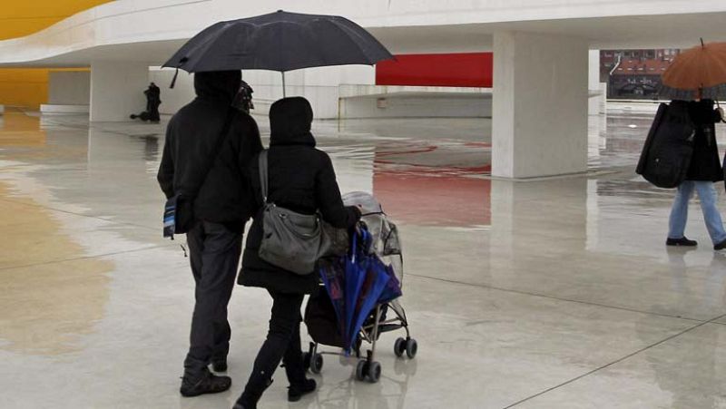 Lluvias en Galicia y viento fuerte en sistemas central e ibérico 