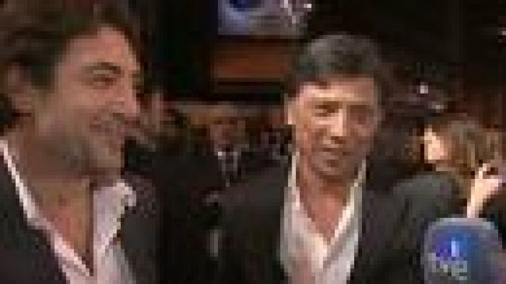 Telediario 1 - Carlos y Javier Bardem hablan de Alacrán enamorado