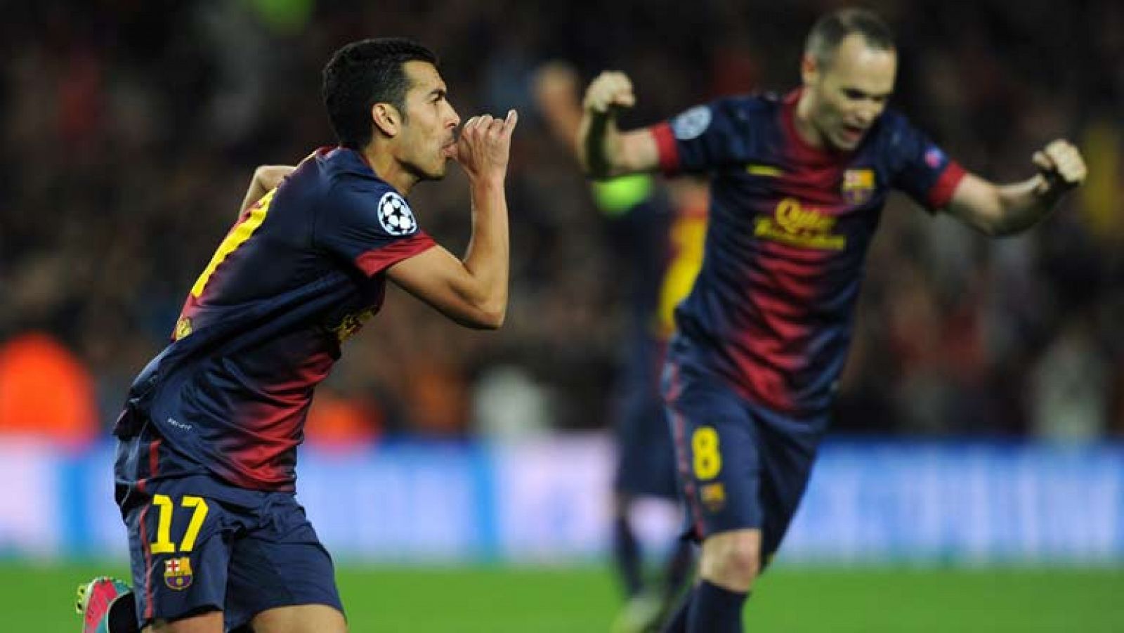 Pedro ha marcado el gol del empate ante el Paris Saint-Germain en el minuto 70 de juego, un gol que a la postre ha supuesto el pase del FC Barcelona a semifinales de la Champions League. 