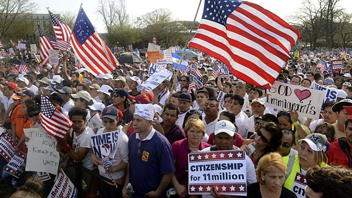 Protesta por la reforma migratoria