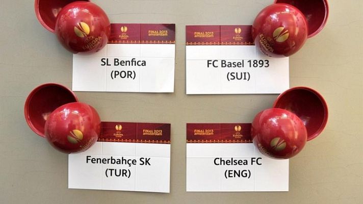 Sorteo de Europa League: Basilea-Chelsea y Fenerbahçe-Benfica