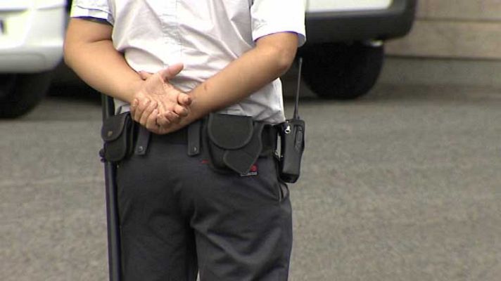 Telediario 1 - Nueva Ley de seguridad privada