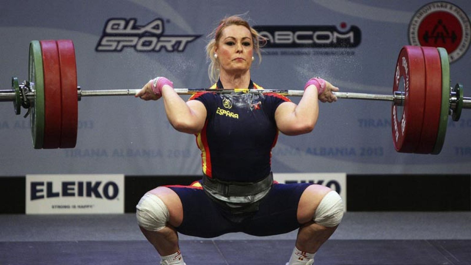 Lydia Valentín, subcampeona de Europa