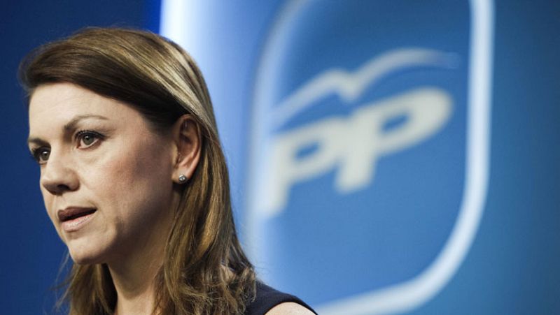 Cospedal equipara los escarches con prácticas totalitarias