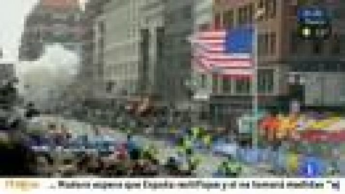 Telediario 1 - El deporte mundial en apoyo de las víctimas de Boston