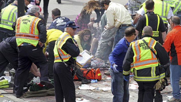 Telediario 1 - Atentado en Boston