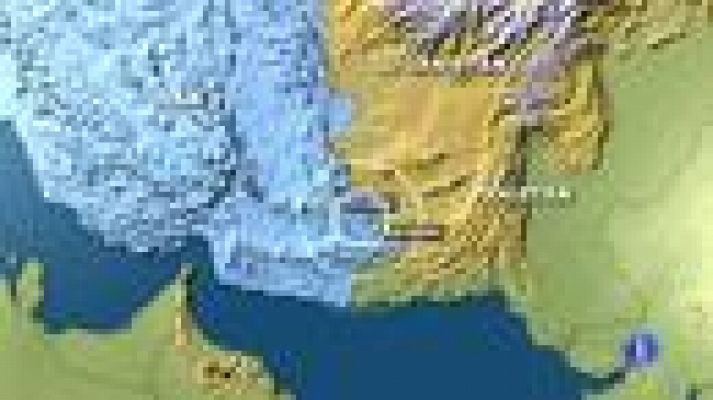 Telediario 1 - Un terremoto de magnitud 7,8 deja decenas de muertos en la frontera entre Irán y Pakistán