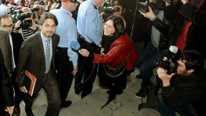 Telediario 1 - Oriol Pujol justifica en el interés público sus gestiones en la trama de las ITV