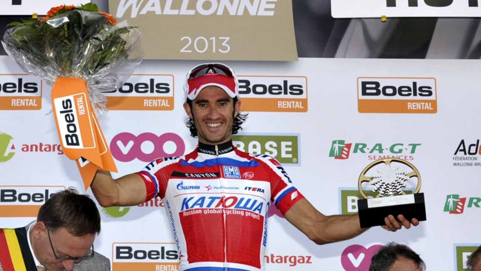 El ciclismo español se mantuvo como rey del temible 'muro' de Huy  después de que Dani Moreno (Katusha) se hiciese este miércoles con la  prestigiosa victoria en la 'clásica' Flecha Valona, tomando el relevo  de su compañero de equipo, Joaquim Rodríg