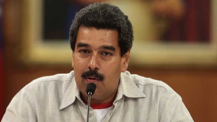 Telediario 1 - Toma de posesión Maduro