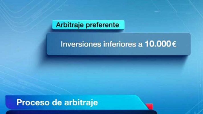 Telediario 1 - Arbitraje en preferentes