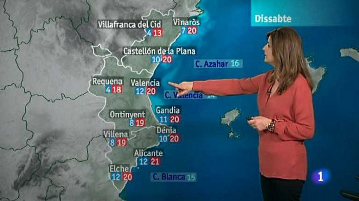 L'informatiu - Comunitat Valenciana - El tiempo en la Comunidad Valenciana - 19/04/13