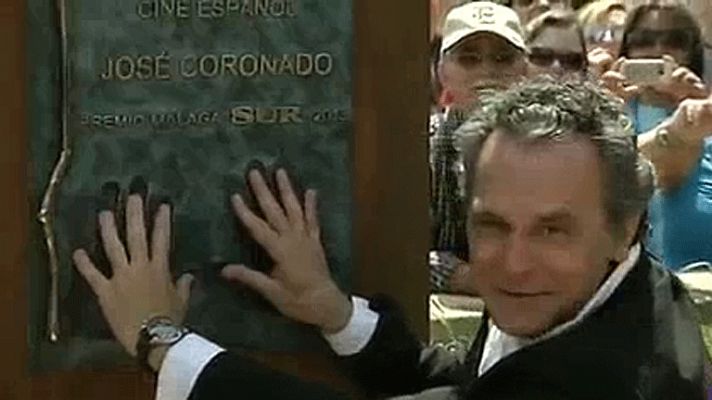 Telediario 1 - Málaga premia al actor Coronado